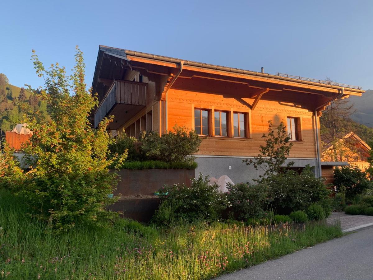 Chalet Park Apartment Mit Sauna Hamam Diemtigen Экстерьер фото