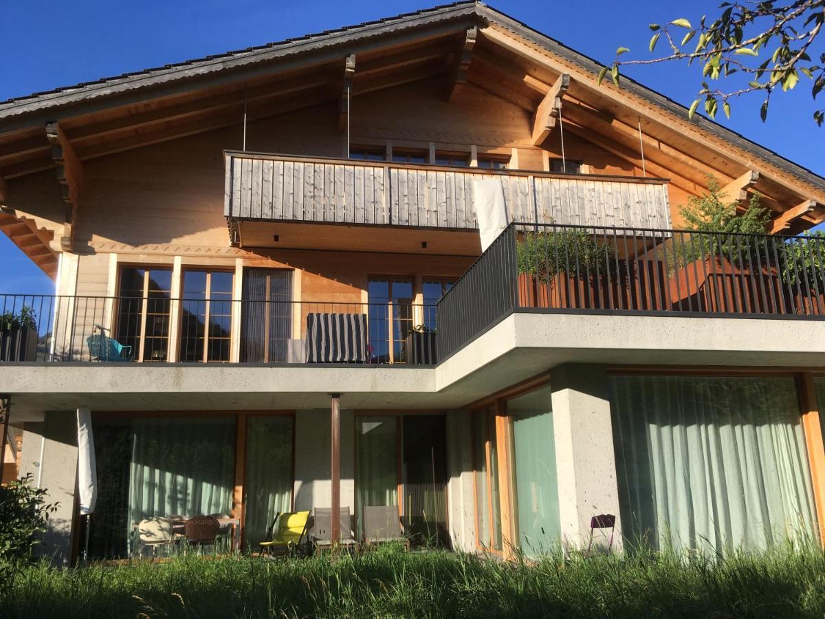 Chalet Park Apartment Mit Sauna Hamam Diemtigen Экстерьер фото